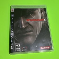 Metal Gear Solid 4 PS3 