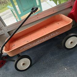 Antique Red Radio Flyer