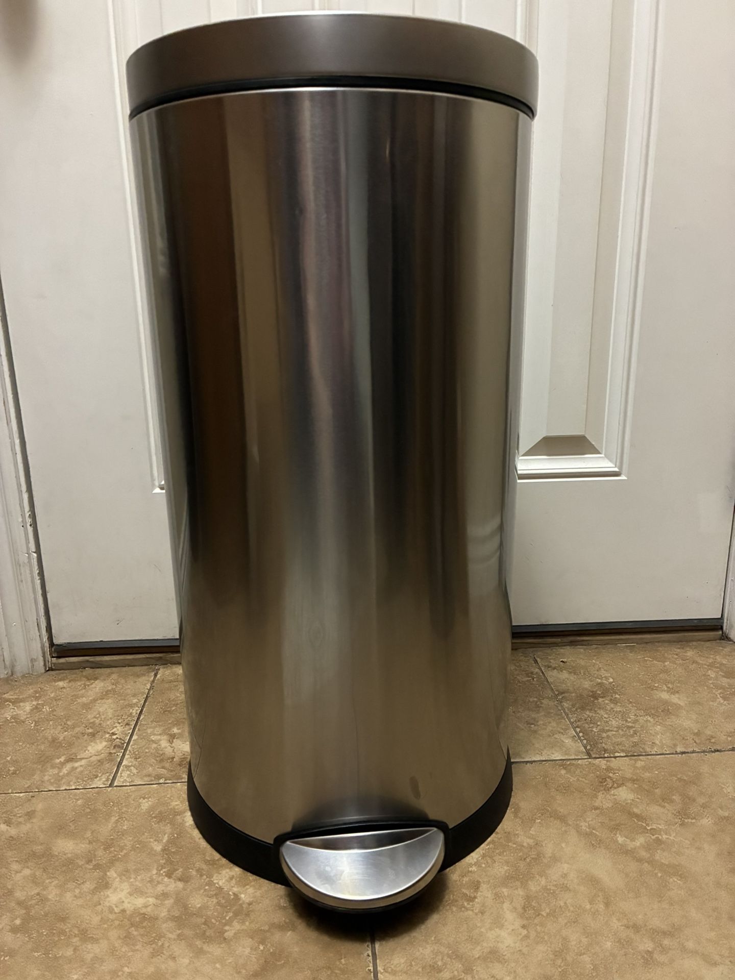 Simple Human Trash Can Like New From Home Office