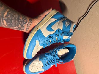 Air Jordan 1 Retro OG Blue White Sneakers