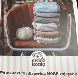 Mama Koala Fundas de pañales de tela ajustables...6  Pamper Reusables 