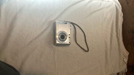 Silver Sony Cyber-shot camera