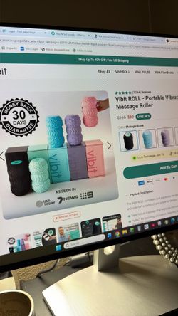 Visit ROLL -portable vibrating massage roller