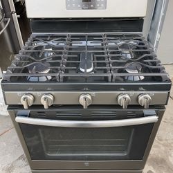GE Gas Stove Color Gray 