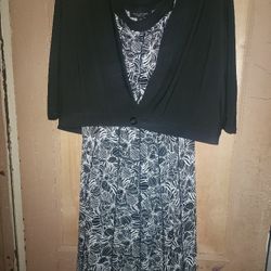 Dress With Cardigan 