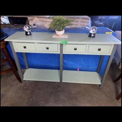 Teal Entry Table 
