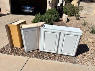 White Kitchen Wall Cabinets 3 pieces