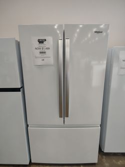 Whirlpool White refrigerator (WRFF3336SW)