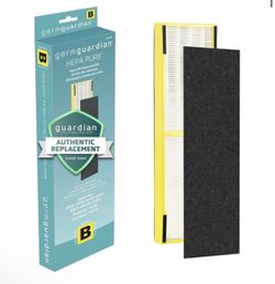 GermGuardian, Filter B HEPA Pure Genuine Air Purifier Filter, Removes 99.97% of Pollutants, Wildfire Smoke, Odors, for Ac4825, Ac4300, Ac4850, Ac4880,