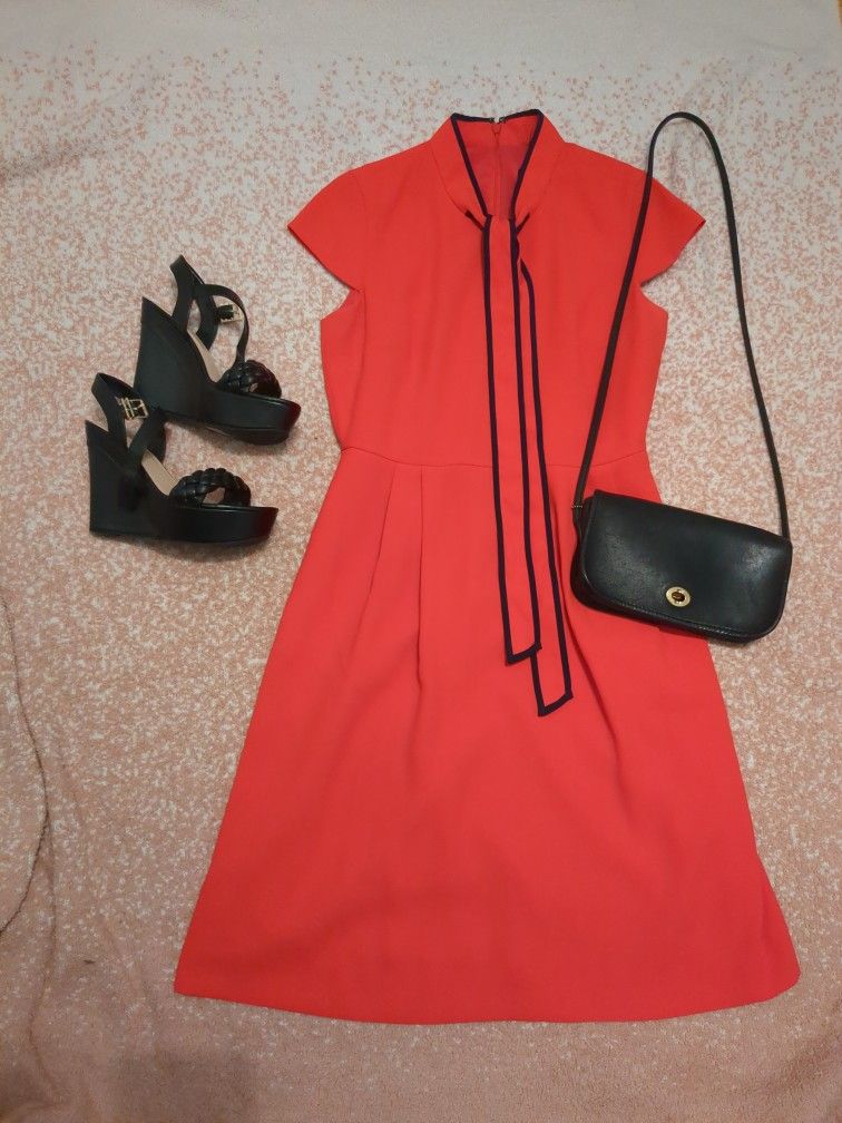 Red JCrew Dress