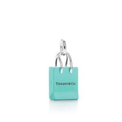 Tiffany & Co. Sterling Silver Shopping Bag Charm
