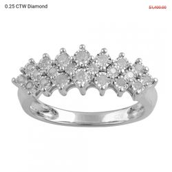 0.25 CTW Diamond band