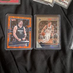 2 Cards Of Special Variations Of Luka Doncic