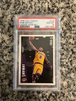 Kobe Bryant Rookie PSA 10 Collectors Choice Team Team Lakers