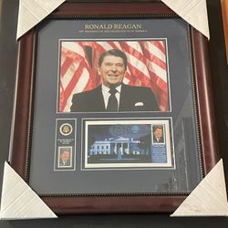 US President Ronald Reagan Portrait 
