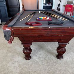 8 Foot Slate Pool Table Delivered 