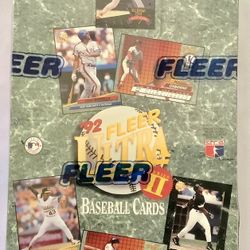 1992 Fleer Ultra Baseball Cards BOX Series 2 Factory Sealed Box 