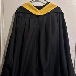 Masters Hood And Gown - With Cap