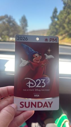 D23 Expo Sunday evening pass