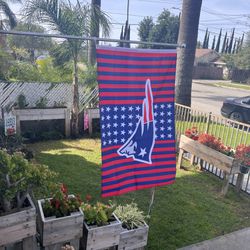 Patriots Flag Size 3ftx5ft 