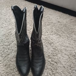 Justin Western Leather  Boots Size 9D