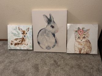 Three Baby Decor Frames 