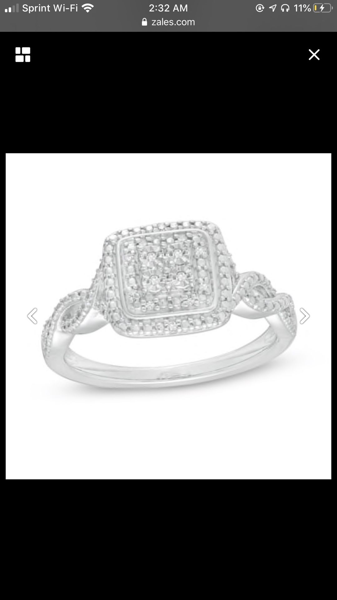 925 Sterling Silver Ring Size 7 In A Box