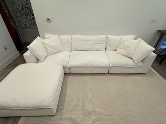 White couch