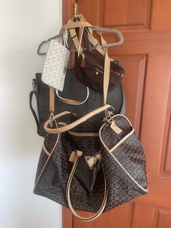 Guess WeekenderBag and 2 Michael kors and 1 laptop purse