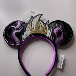 Disney Parks Ursula Villian Little Mermaid Ears 