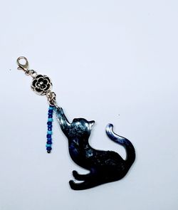 Bag Charm -Key Ring Charm Multi Color Resin Cat