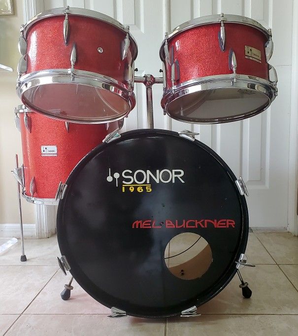 Drums Sonor Teardrop 1965 4pc Set
