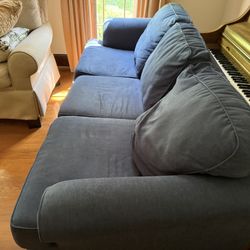 Blue sofa