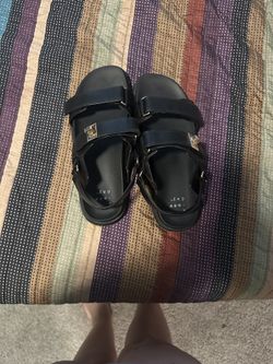 Black Platform Sandals 