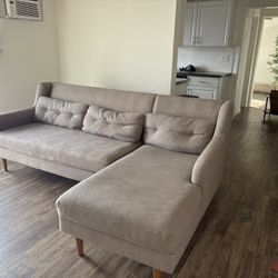 West Elm Mid-Century Chaise Sectional Sofa