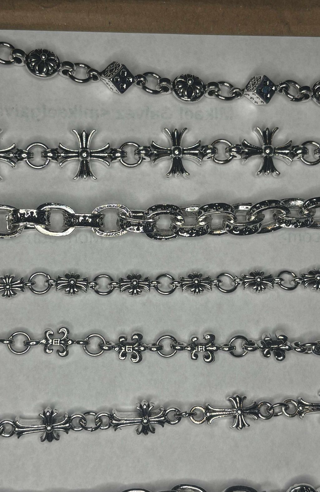 The Last Of Chrome Hearts Necklaces & Bracelets 925 Silver Stainless Steel