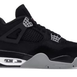 Nike Air Jordan 4 Black Canvas 5Y 6Y