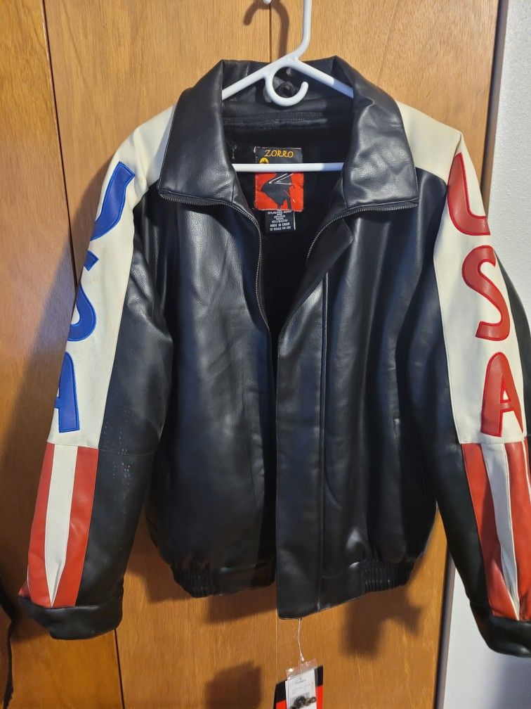 Leather USA jacket