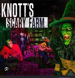 2 knotts  scary farm tickets