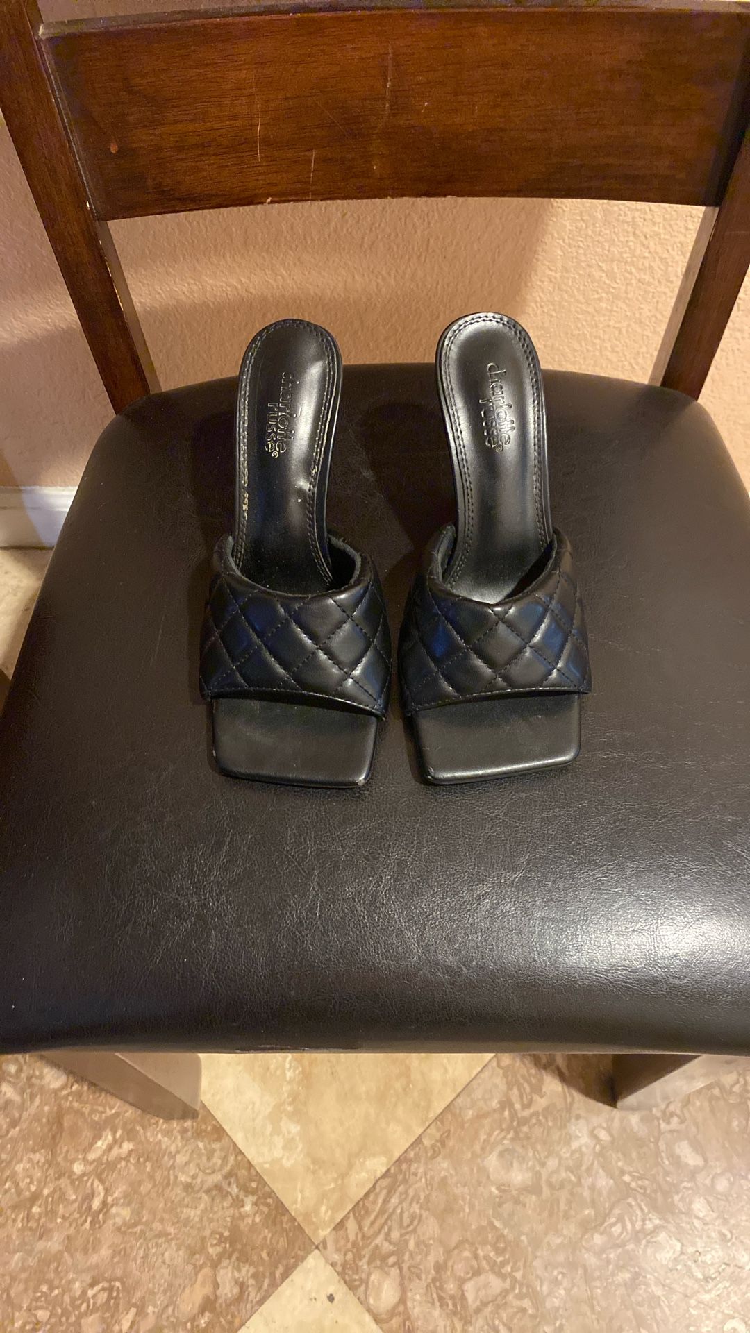Black Charlotte Russe Heels Size 7
