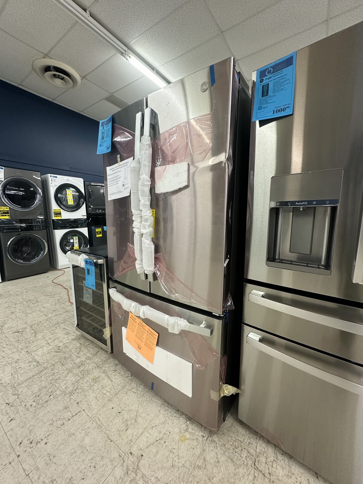 GE 27 CU FT FRENCH DOOR REFRIGERATOR‼️