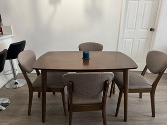 Mid Century Dining Table / 4Chairs