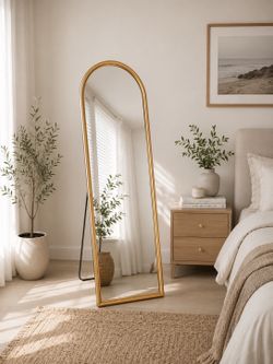 Decorative Full Body Golden Mirror