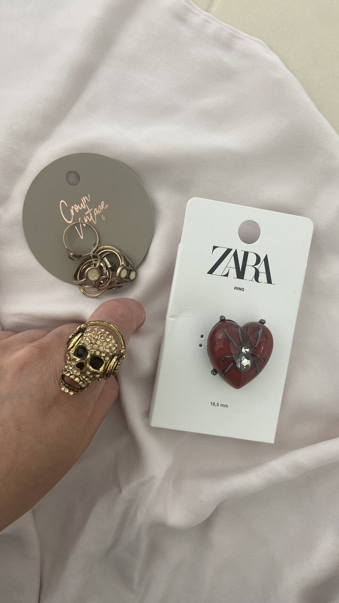 Zara Fashion ring bundle.