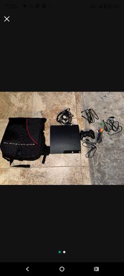 PS3 Slim w/Travel Bag