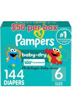 Pampers baby dry size 6 (144 counts)