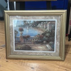 Italian Riviera Framed Print