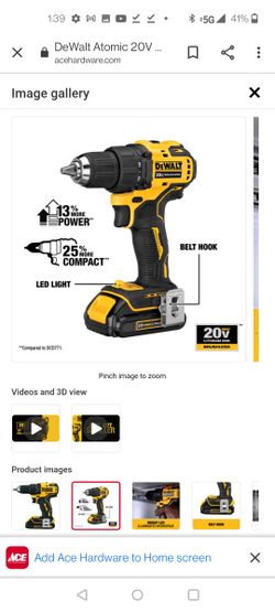 Dewalt 20v Max 1/2 13mm Drill Driver DCD708
