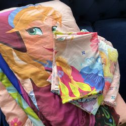 Frozen Comforter And Sheets Size Twin