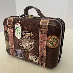 Girl Scout Small Luggage Style Lunch Box 100 Year Anniversary Collectible w Tag